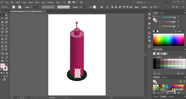 Isometric Building In Adobe Illustrator